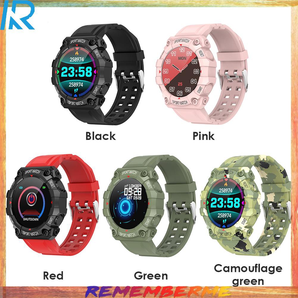 FD68 1.3 inch Touch Smart Watch Heart Rate Reminder Sports Fitness Tracker