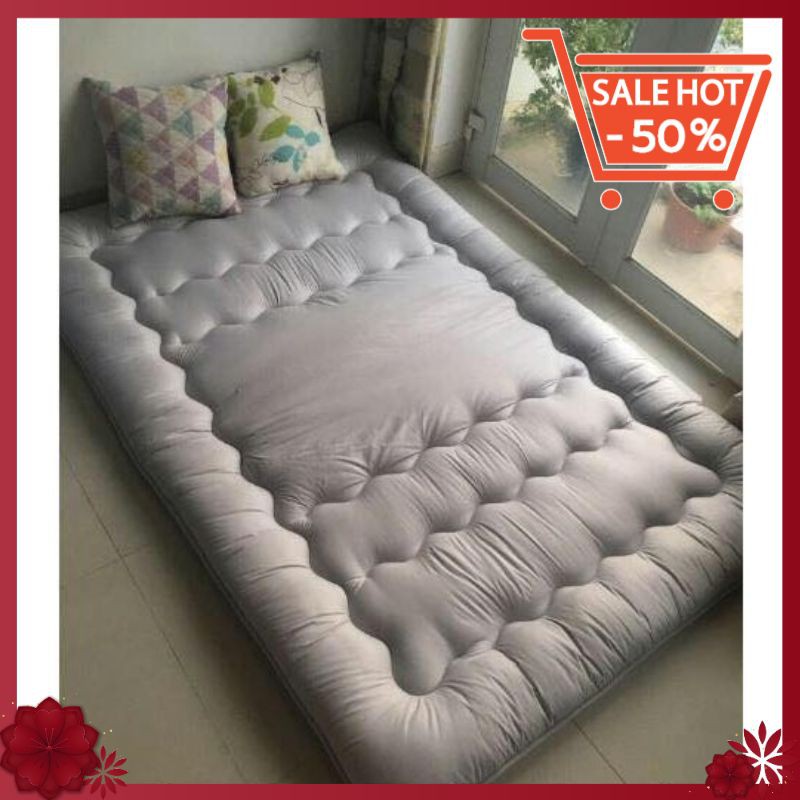 Topper nệm hàng xuất Nhật- Nệm trải sàn day 7cm 1m x 2m, 1m4x2m, 1m6x2m