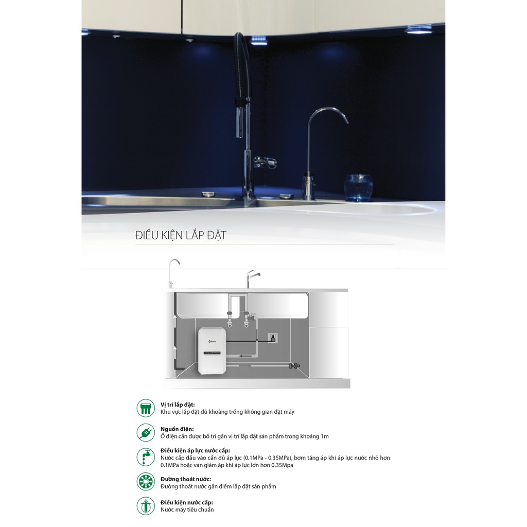 Máy lọc nước RO - SIDE STREAM AO Smith G1