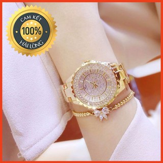Đồng hồ nữ đính đá Bee Sister viền đá xoay (tặng thêm pin + hộp)