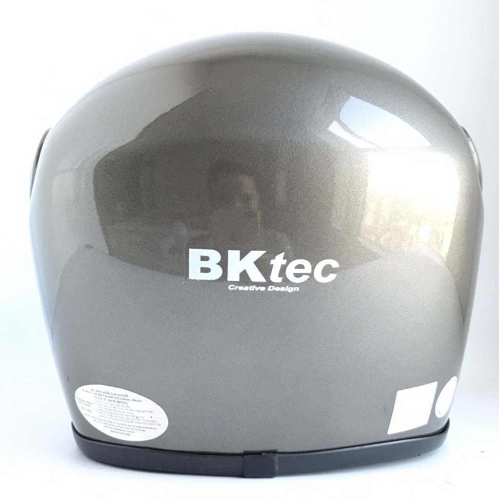 Mũ bảo hiểm fullface - Kính trong suốt - Vòng đầu 57-59cm - Hàng chính hãng Bktec - BK30 - Bảo hành 12 tháng