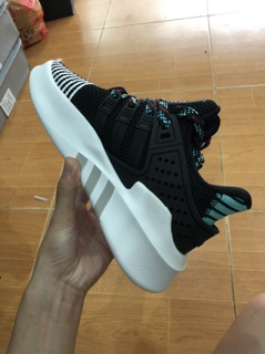 (video_ảnh thật) giày sneakers EQT đen xanh (nam/nữ)