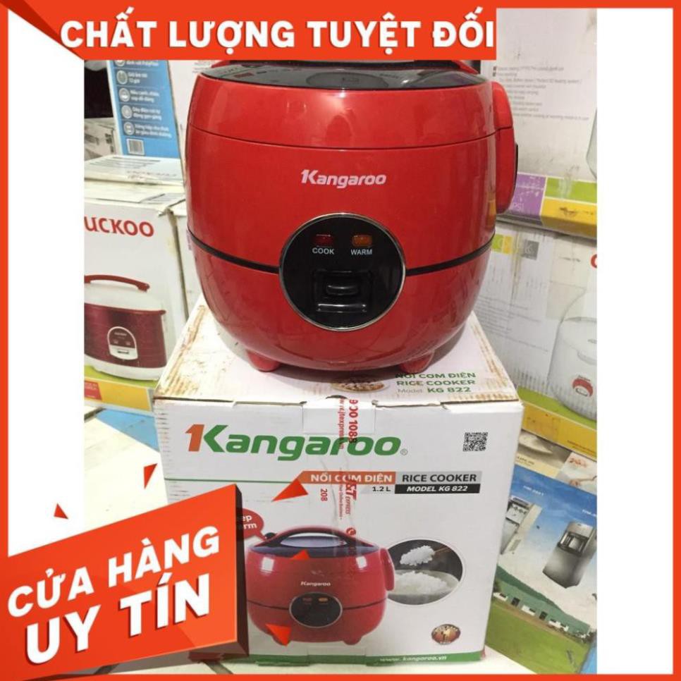 Nồi cơm điện Kangaroo 1.2 lít KG822 đỏ