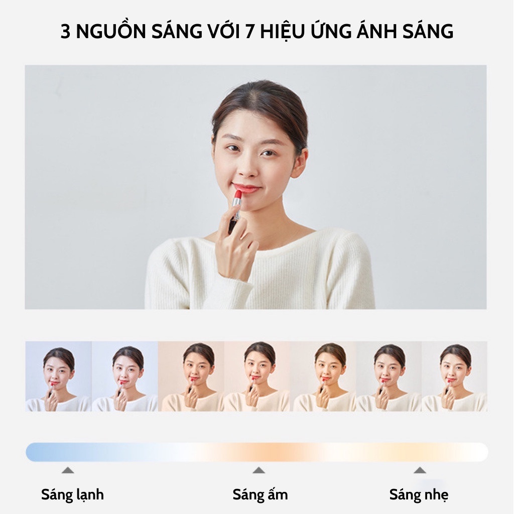 Đèn livestream Standbox V6  có tay đỡ nằm ngang gập gọn đa năng xoay 360 độ, điều khiển chụp ảnh từ xa-Bảo hành 12 tháng