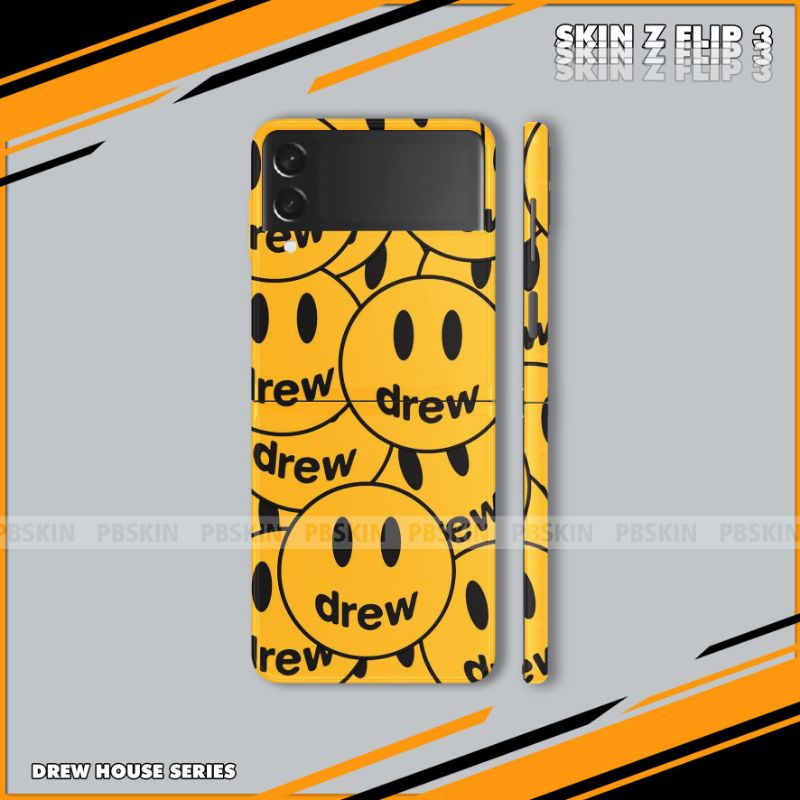 Skin dán full lưng viền samsung zflip, z flip 3 , samsung Flip 4 in hình cute