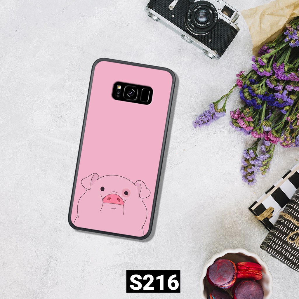 ỐP LƯNG SAMSUNG S8 - S8 PLUS - S9 - S9 PLUS IN HÌNH CHÚ HEO XINH