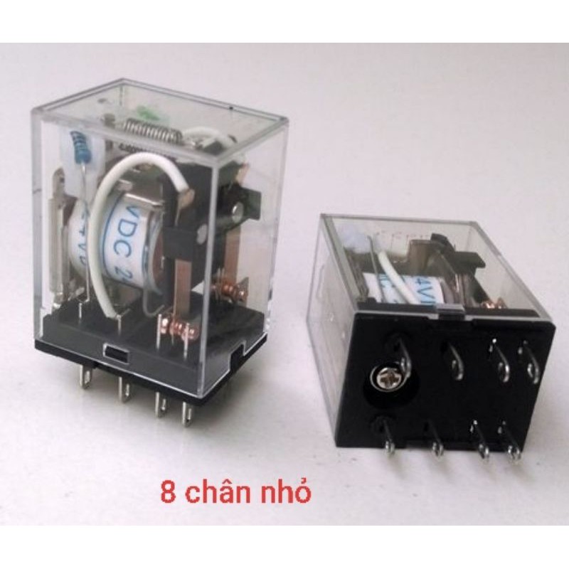 Relay , Rơ le trung gian Omron 8 chân to LY2N  8 chân  MY2N 12V 24V 110V 220V