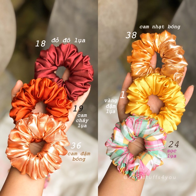 Đồ cột tóc nhiều màu - Scrunchies