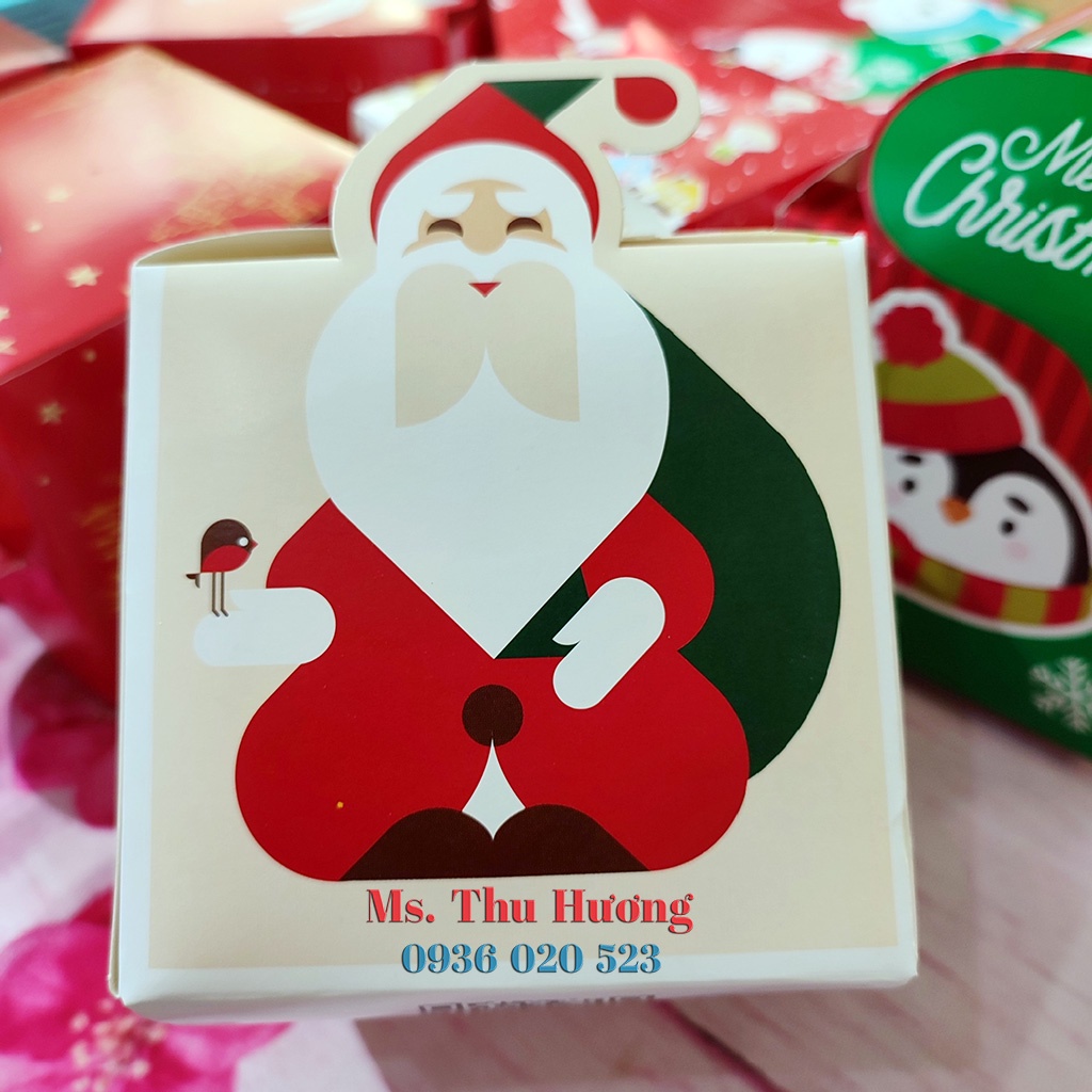 Hộp Giấy Đựng Quà Giáng Sinh Noel có quai xách nhiều mẫu siêu đẹp ❤❤❤