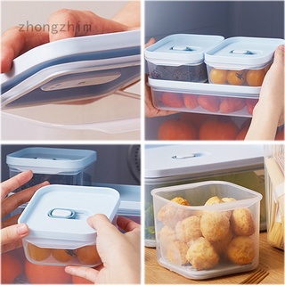 Hộp nhựa trong suốt đựng bảo quản rau củ quả trong tủ lạnh