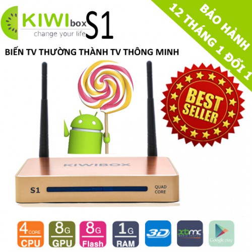 Android tv box kiwi s1