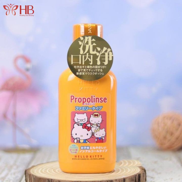 [Hàng Nhật] Nước Súc Miệng Propolinse Trẻ Em Hello Kitty