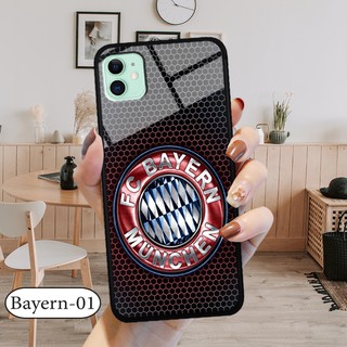 Ốp lưng kính 3D iPhone 11- hình đội bóng