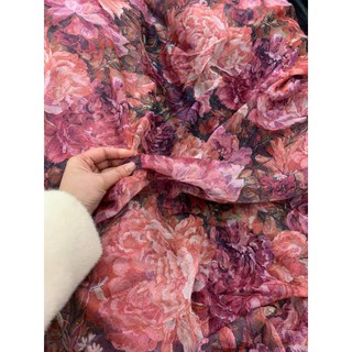Vải tơ xước hoa