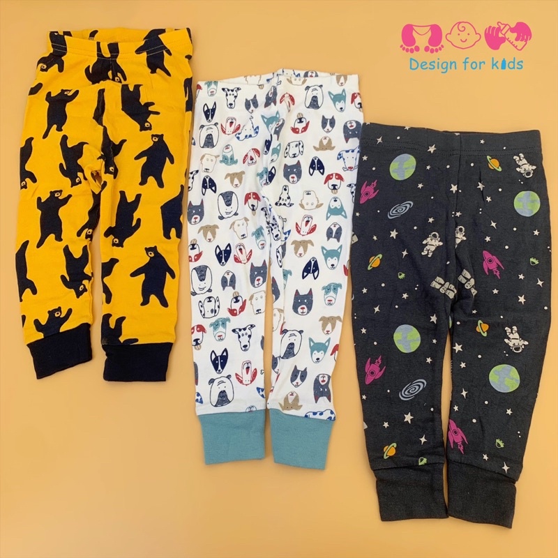 (Size 12-18m) Quần dài quần legging xuất dư các hãng cho bé trai và bé gái