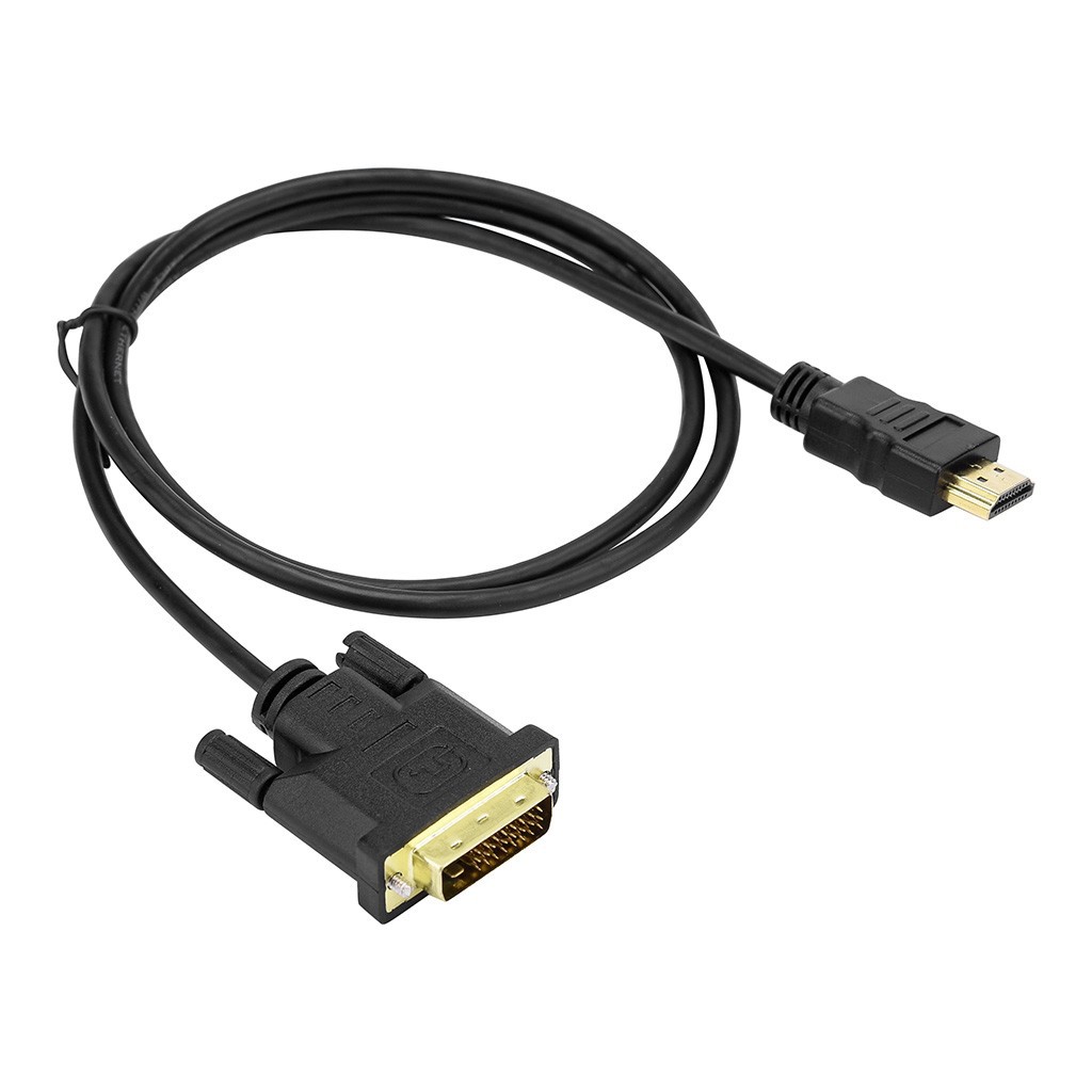Cáp chuyển đổi từ cổng HDMI đực sang cổng DVI với cổng HDMI