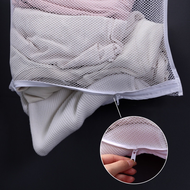 Túi Lưới Đựng Đồ Chưa Giặt Treo Tường Gọn Gàng Sạch Sẽ Dày Dặn