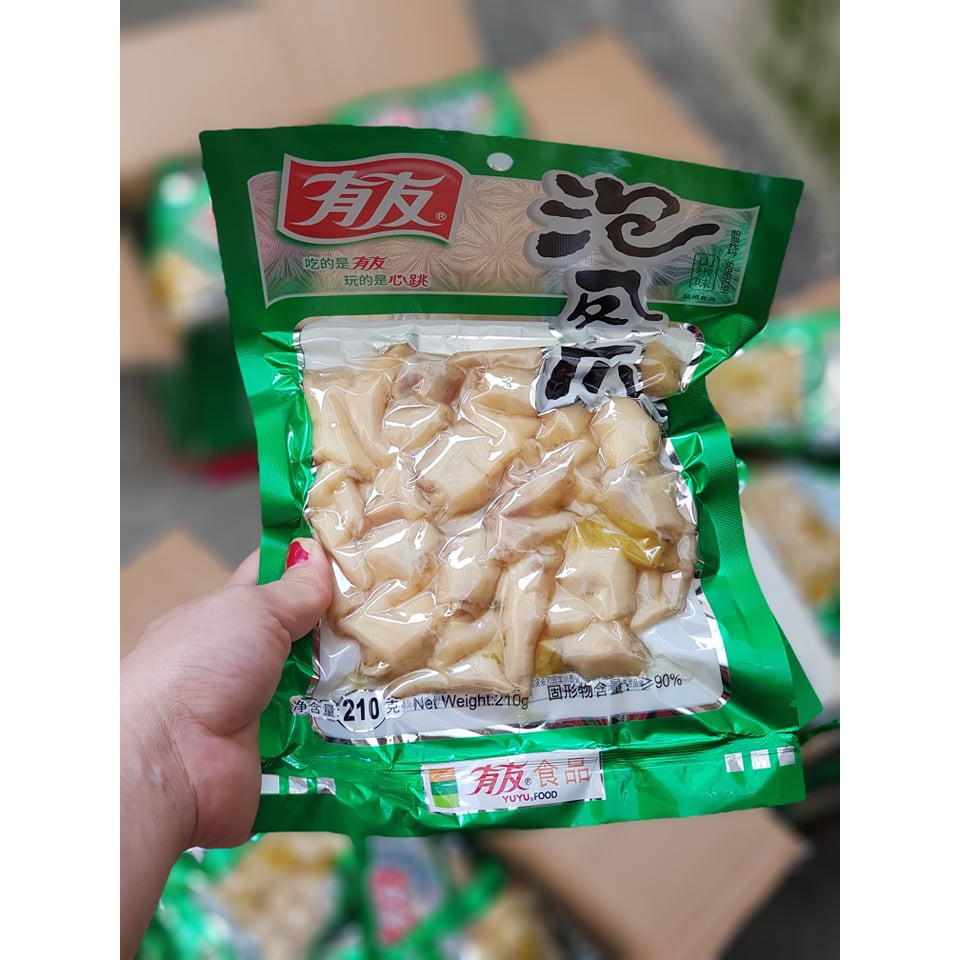 Chân gà cay YuYu muối ớt Trùng Khánh - Đồ ăn vặt cô nương béo
