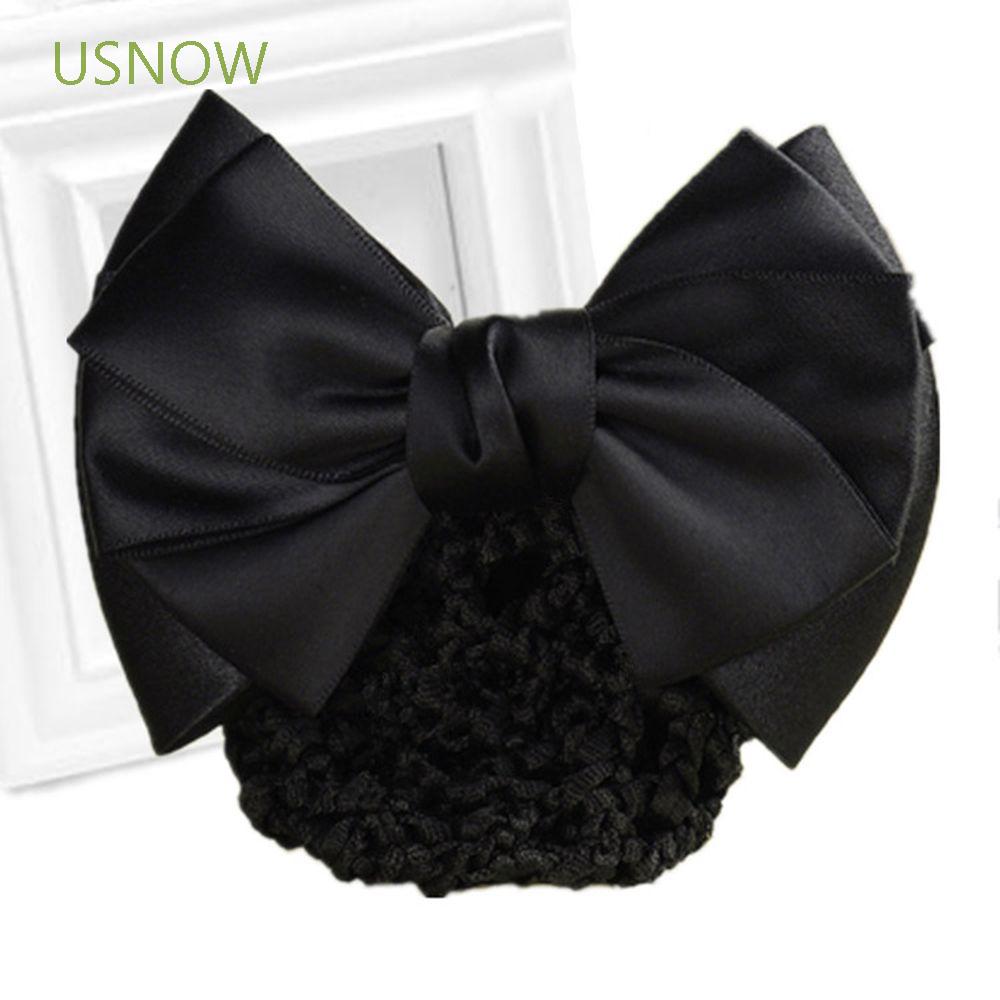 Kẹp lưới búi tóc đính nơ thời trang thanh lịch cho nữ