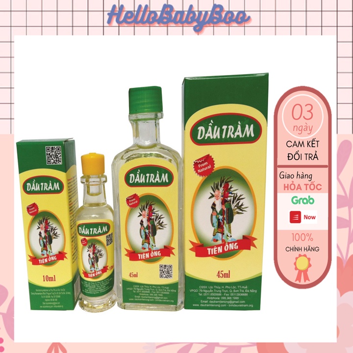 Dầu Tràm Tiên Ông Chai 10ml và 45ml