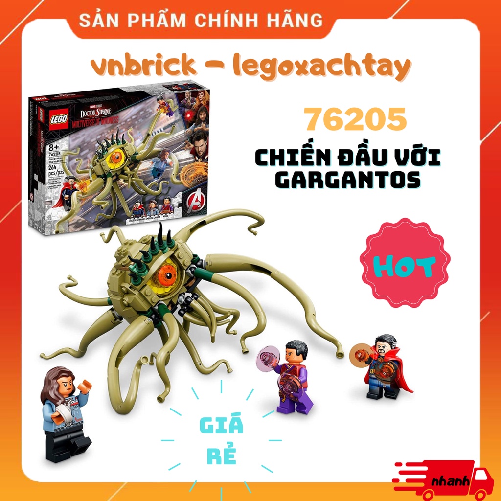 LEGO Marvel 76205 Phù thủy tối thượng: Đại chiến Bạch tuộc khổng Lồ