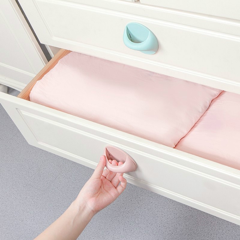Tay nắm cửa tủ cửa phòng cửa sổ loại dán tiện lợi, tay nắm cửa kính nắp bồn cầu đa năng