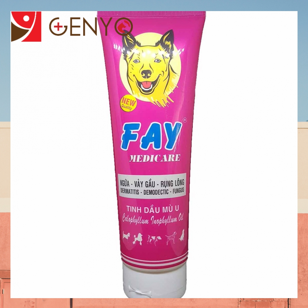 Sữa tắm trị nấm da ve ghẻ cho thú chó mèo , sữa tắm cho chó mèo - Fay Mediacare 300ml