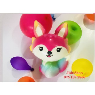 Squishy cáo hồ ly hồng cực đáng yêu