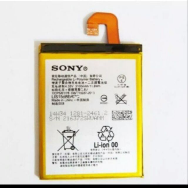 [Mã ELFLASH5 giảm 20K đơn 50K] Pin Sony Xperia Z3 D6603, D6633, D6653 3100mAh có bảo hành