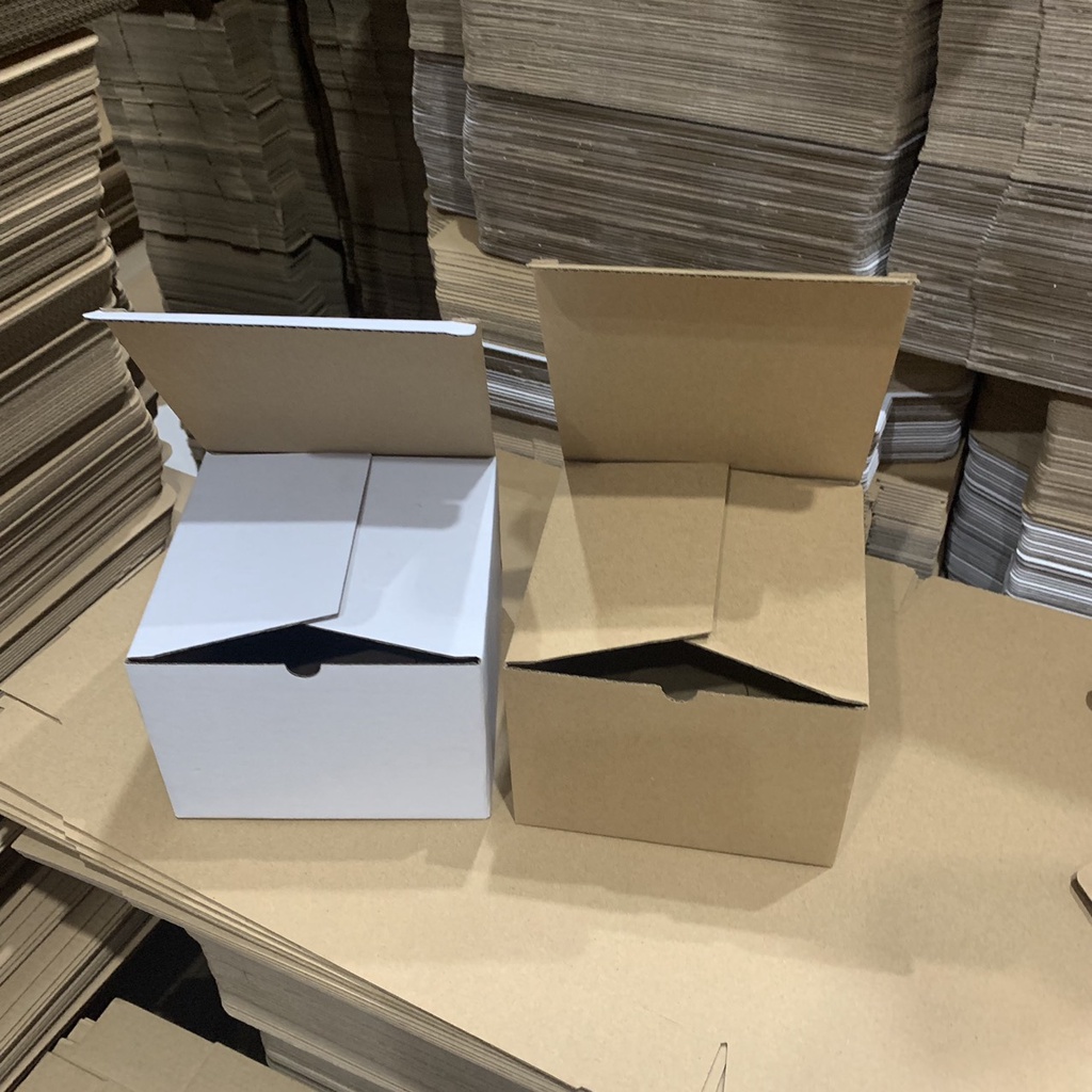 COMBO 5 HỘP CARTON ĐÁY GÀI NẮP ĐẬY ĐỰNG PHỤ KIỆN SIZE 14X14X10CM