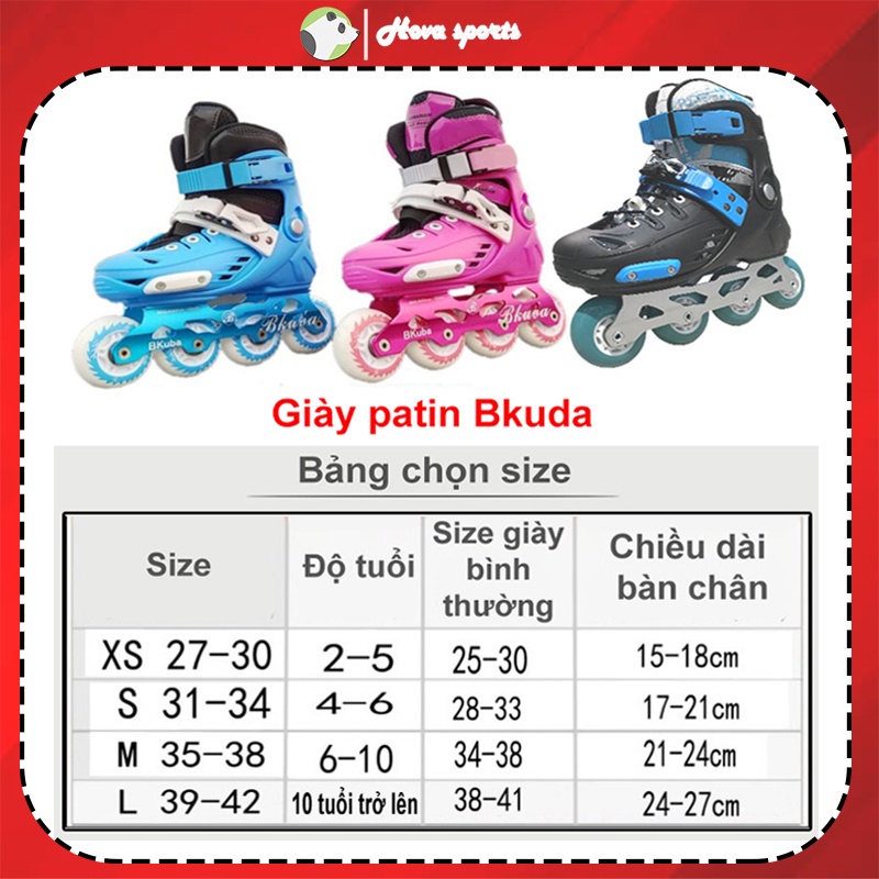 Giày trượt patin Slalom BKB chuyên nghiệp có thể điều chỉnh to nhỏ dàn