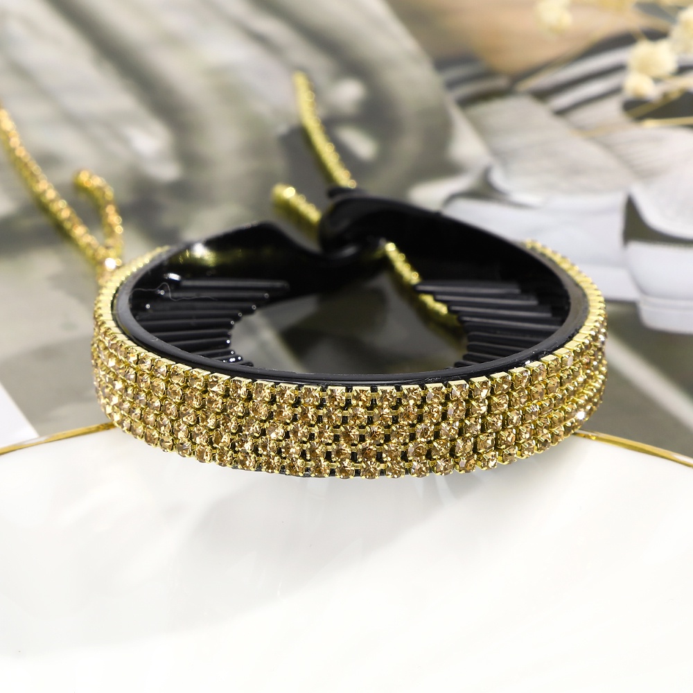 Kẹp búi tóc Haimeikang đính đá lấp lánh thời trang