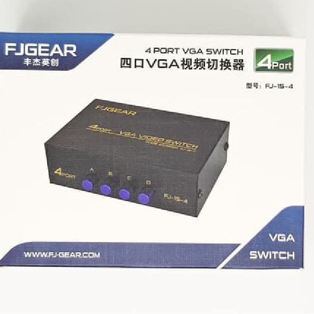 ✮ Công Tắc VGA 4 Cổng / SWITCH VGA (4 Đầu Vào 1 Đầu Ra) ➹ | BigBuy360 - bigbuy360.vn