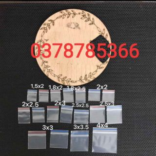 300 túi zíp bé kt 2x2,5cm đựng trang sức