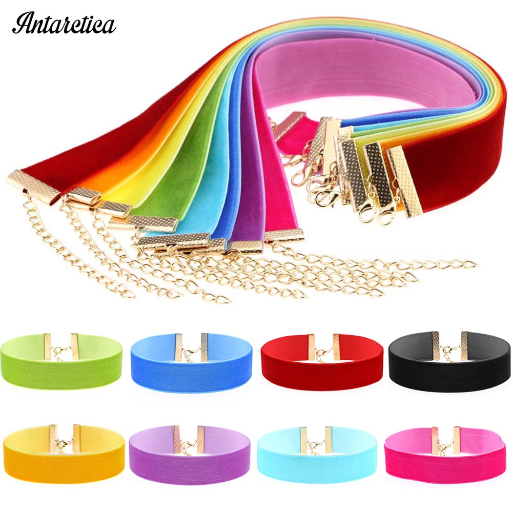 Choker nhung bản lớn