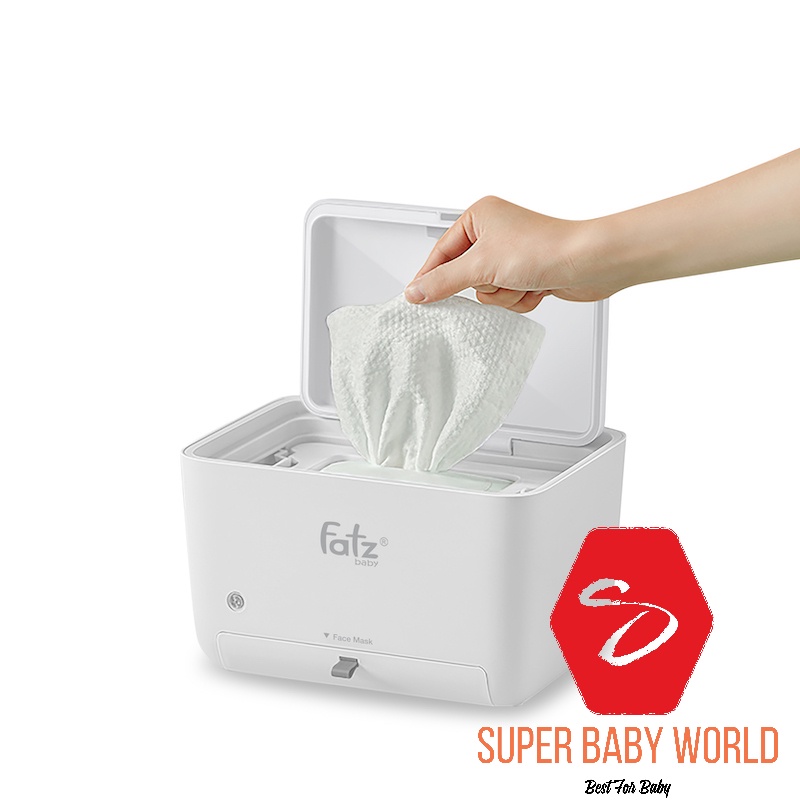 MÁY Ủ ẤM KHĂN GIẤY ƯỚT FATZ BABY CÓ NGĂN ĐỰNG MẶT NẠ DƯỠNG FATZBABY- WARM 3 - FB7250BT