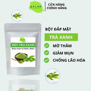 Bột trà xanh hữu cơ nguyên chất đắp mặt 100% Organic - Mặt nạ dưỡng ẩm, giảm mụn, hút bã nhờn handmade