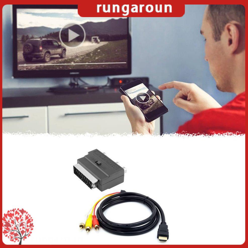 Cáp chuyển đổi HDMI sang 3Rca Scart 1.5M 3 Rca Phono | BigBuy360 - bigbuy360.vn