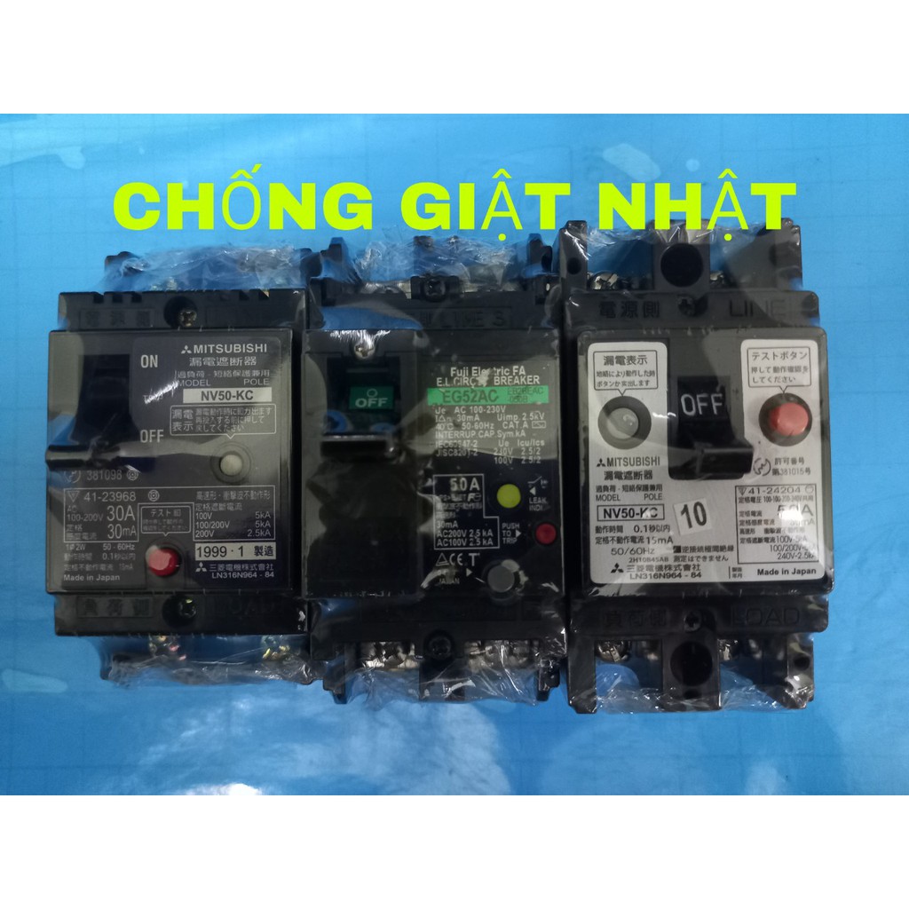 Aptomat Chống Giật Nhật Bản 30A 40A 50A lắp tổng