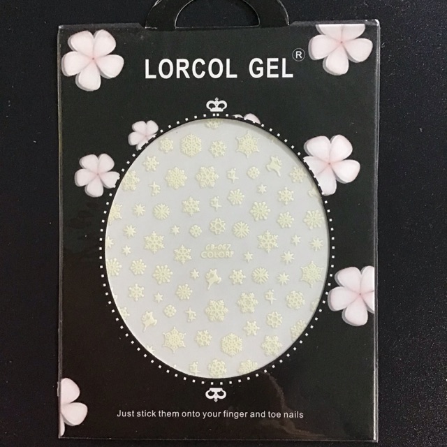 Sticker trang trí móng tay