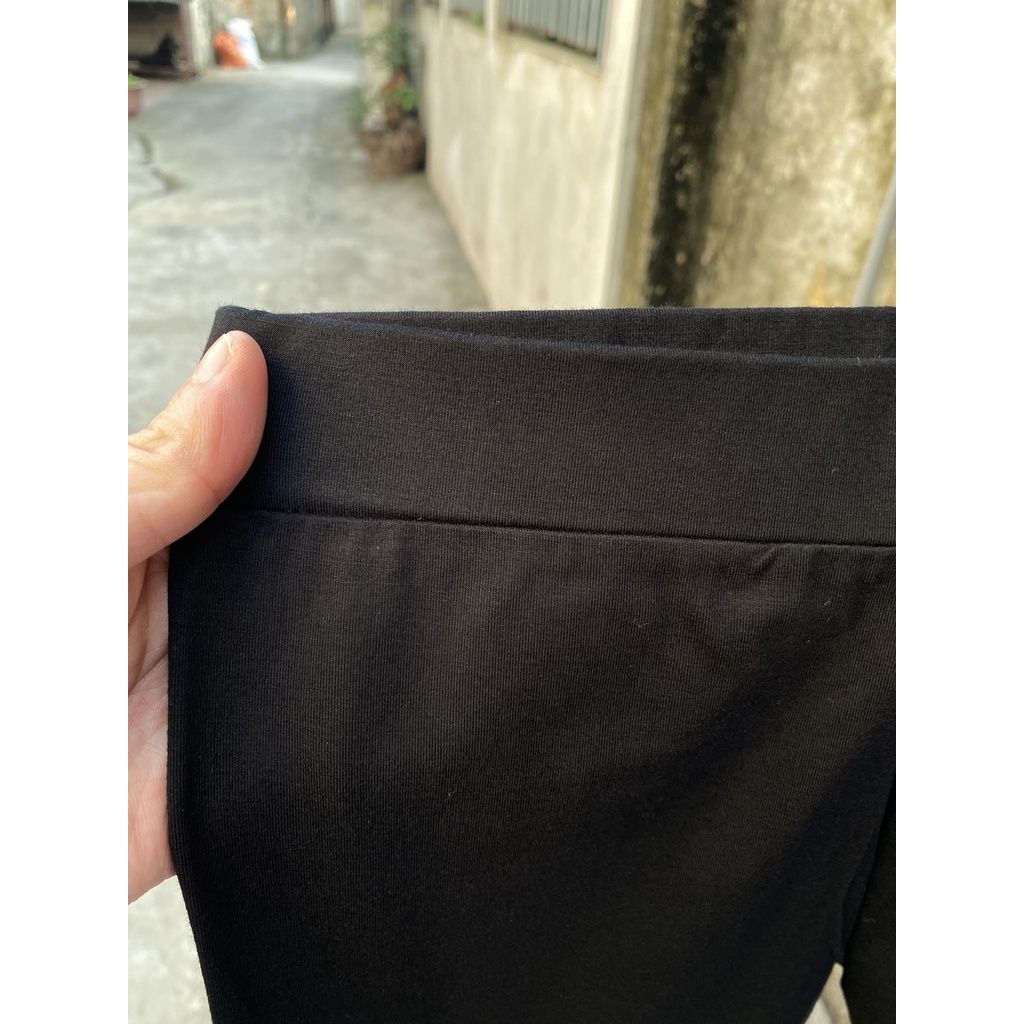 Quần Legging Nữ Cotton Hàn Xịn Đen 2 Túi Basic Best Seller [Video Mẫu Mặc + Ảnh Thật] | BigBuy360 - bigbuy360.vn