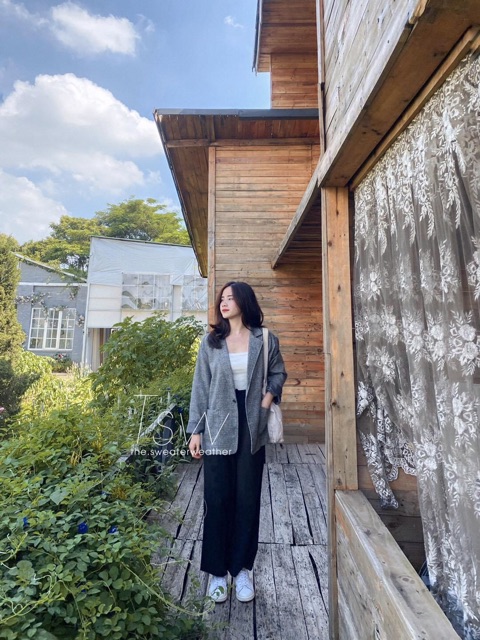 Áo BLAZERS 2 lớp kẻ,