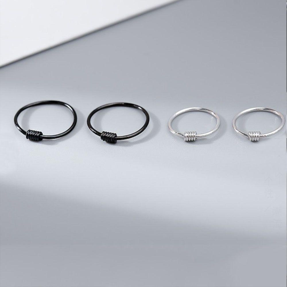 Bông Tai Tròn Phong Cách Hàn Quốc Dành Cho Nam Nữ|Khuyên Tai Dạng Vòng Thời Trang Dành Cho Nữ