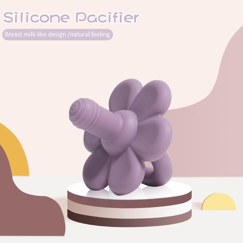 Núm Ti Giả Bằng Silicone Thoải Mái Cho Bé Sơ Sinh
