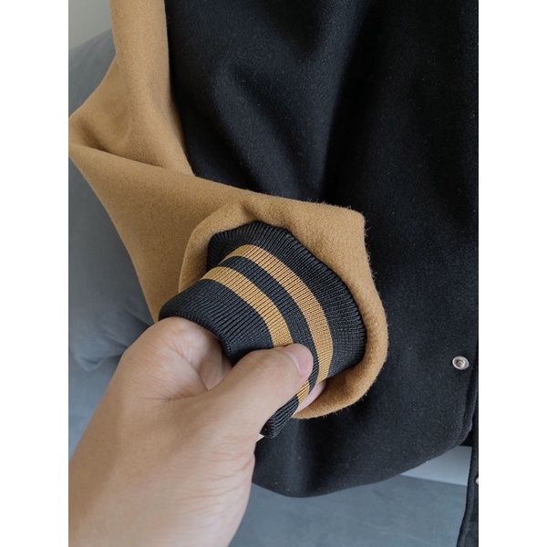 Áo Khoác Bomber chất Dạ lót dù Thêu chữ TUREKING ETC 🧸 Nam nữ unisex/Bomber Jacket form rộng Ulzzang ❤️ Jaystoree