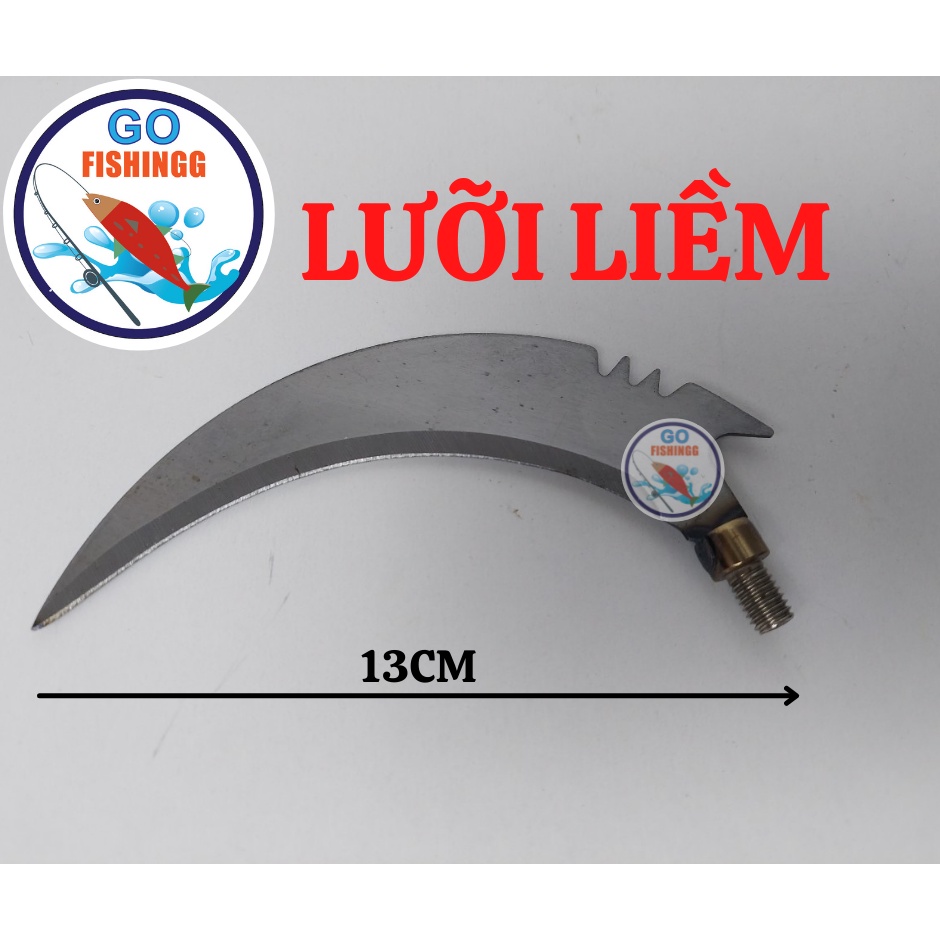 Lưỡi liềm, móc cỏ dọn lục bình, móc lỗ câu cá