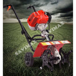 MÁY XỚI ĐẤT - MÁY SẠC CỎ ĐẨY TAY - ĐỘNG CƠ 2 THÌ
