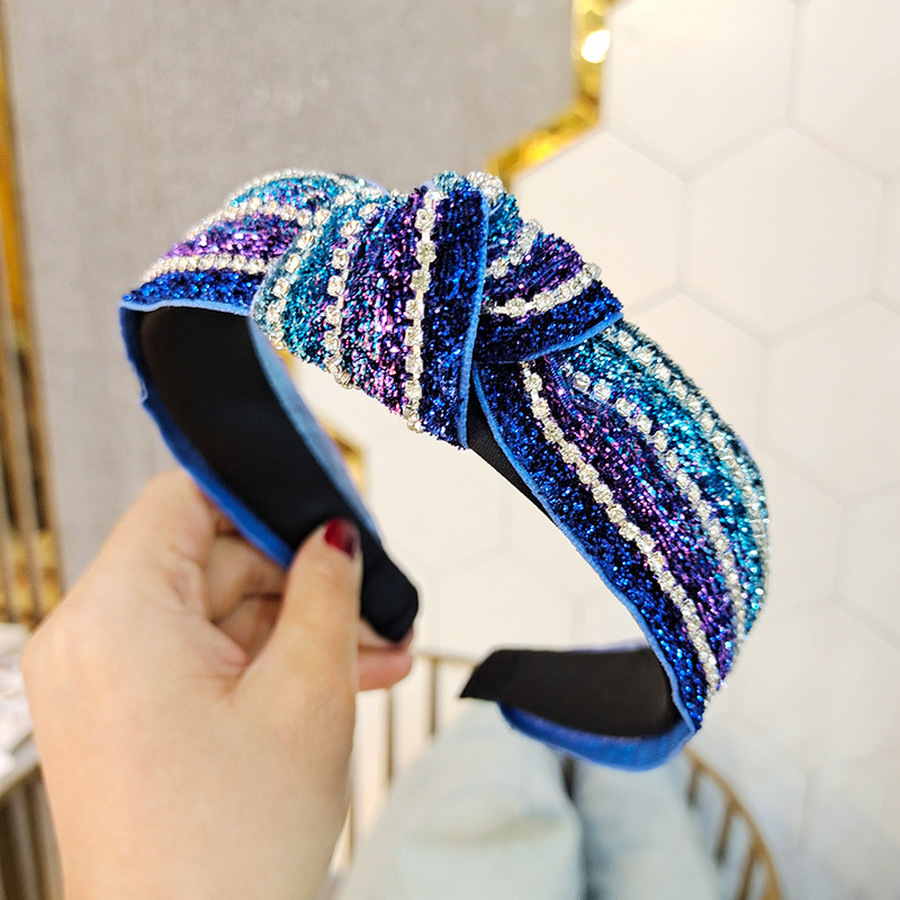 Băng Đô Cài Tóc Đính Đá Lấp Lánh Phong Cách Hàn Quốc