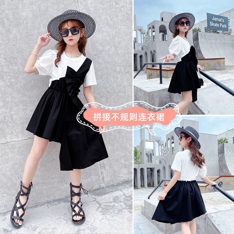 Đầm Giả Hai Mảnh Xếp Ly Phong Cách Hàn Quốc Thời Trang Mùa Hè Hàng Mới Dành Cho Bé Gái 2021 | BigBuy360 - bigbuy360.vn
