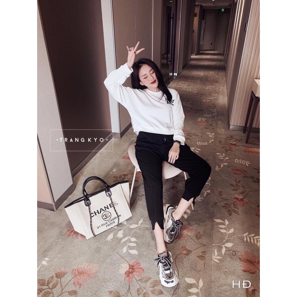QUẦN JOGGER NỮ XẺ ỐNG